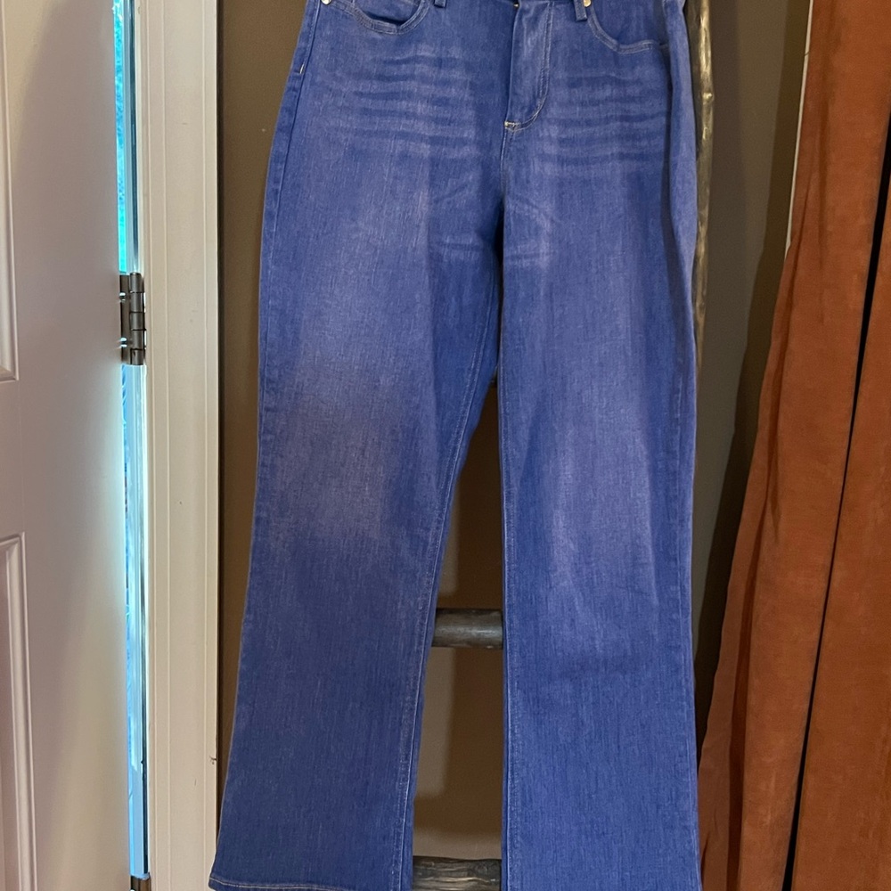 Aniston Highrise Lilly Pulitzer Blue Flare Jeans